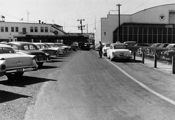 Cox Municipal Airport Parking Lot 1957